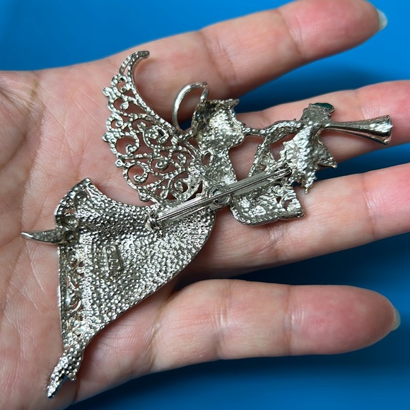 🖤JJ Vtg Angel brooch - Picture 6 of 13